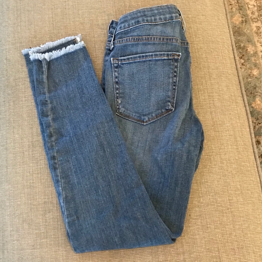 JustBlack Low Rise Cropped Skinnys